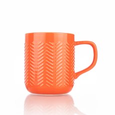 Siip embossed Diagonal Lines red Mug