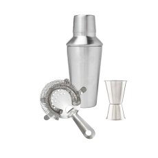 Dalton & Turner 3 Piece stainless steel cocktail set Dalton & Turner 3 Piece stainless steel cocktail set