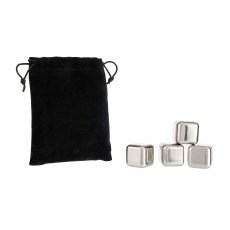 Dalton & Turner 4 Piece whiskey stone set with bag