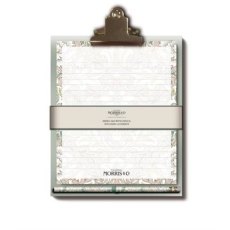 William Morris Clipboard Memo Pad William Morris Clipboard Memo Pad