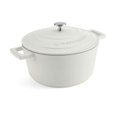 MasterClass 4L Cast Aluminium Casserole Dish Cream MasterClass 4L Cast Aluminium Casserole Dish Cream