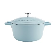 MasterClass 2.5L Cast Aluminim Casserole Dish, Sky Blue