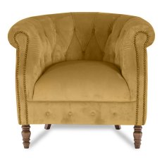 Alexander & James Jude Chair in Plush Venetian Ochre Alexander & James Jude Chair in Plush Venetian Ochre
