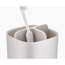 Joseph Joseph Easy Store Toothbrush Holder Ecru