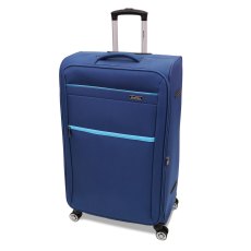 Skyflite Momentum Blue Soft Shell Suitcase Aldiss