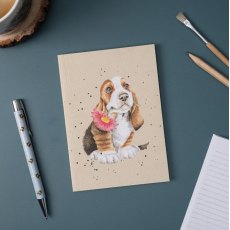 Wrendale Just For You Basset Hound A6 Notebook