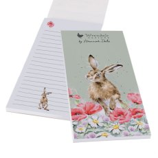 Wrendale Field of Flowers Hare Magnetic Shopping Pad Wrendale Field of Flowers Hare Magnetic Shopping Pad