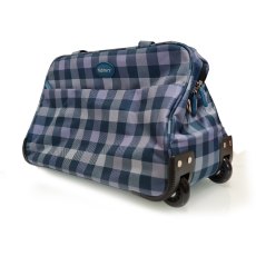 Highbury Blue Plaid Cabin Weekend Trolley Bag Highbury Blue Plaid Cabin Weekend Trolley Bag