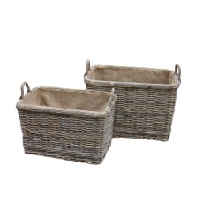 Glenweave Large Rectangular Log Basket Glenweave Large Rectangular Log Basket