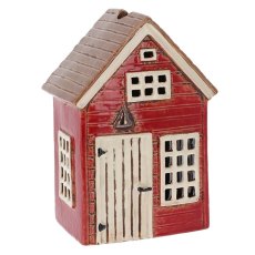 Village Pottery Holiday House Red Tealight Village Pottery Holiday House Red Tealight