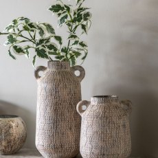 Gallery Direct Ica Vase Small Earthy White