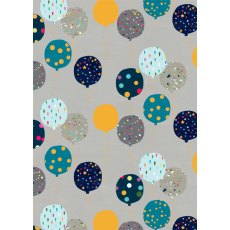 Glick Grey Balloons Gift Wrap Glick Grey Balloons Gift Wrap