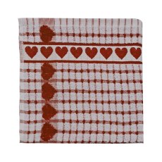 Heart Terry Red Tea Towel Heart Terry Red Tea Towel