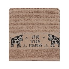 Brown On The Farm Tea Towel Brown On The Farm Tea Towel