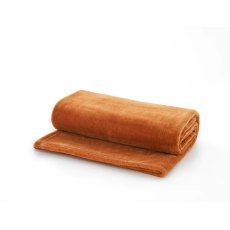 Deyongs Cozy Comforts Rust Throw
