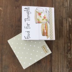 Alex Clark Food for Though Tea & Cake Mini Magnetic Notepad