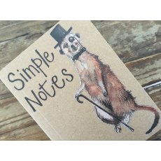 Alex Clark Meerkat Small Kraft Notebook