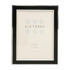 Sixtrees Abbey Black Polished Silver Photo Frame Sixtrees Abbey Black Polished Silver Photo Frame