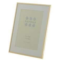 Sixtrees Park Lane Rose Gold Narrow Profile Photo Frame