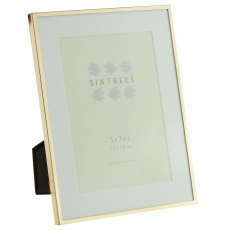 Sixtrees Park Lane Rose Gold Narrow Profile Photo Frame