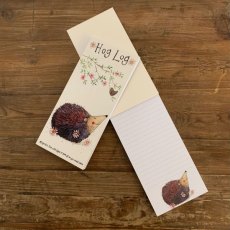 Alex Clark Hog Log Hedgehog Magnetic To Do Lists