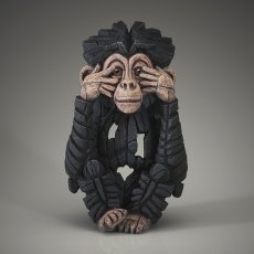 Edge Sculptures - Baby Chimpanzee 'See No Evil' Edge Sculptures - Baby Chimpanzee 'See No Evil'