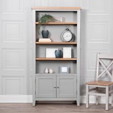 Derwent Grey Large Wide Bookcase Derwent Grey Large Wide Bookcase