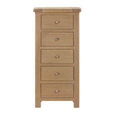 Silverdale Oak 5 Drawer Chest of Drawers