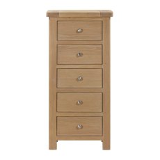 Silverdale Oak 5 Drawer Chest of Drawers