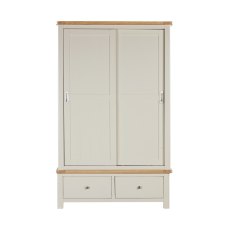 Silverdale Painted Double Robe 2 Sliding Door Wardrobe