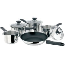 Judge Vista 5-Piece Saucepan Set with Vented Lids Judge Vista 5-Piece Saucepan Set with Vented Lids