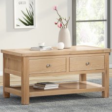 Silverdale Coffee Table with 2 Drawers Silverdale Coffee Table with 2 Drawers