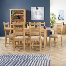 Silverdale 1.2m Extendable Dining Table and 4 Chairs