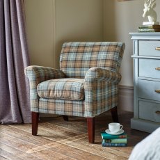 Brooklyn Accent Chair in Dove Check Brooklyn Accent Chair in Dove Check