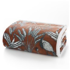 Deyongs Crane Dance Sherpa Reverse Throw Cinnamon