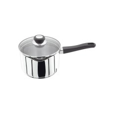 Judge Vista Stainless Steel Saucepan with Draining Lid 16cm Judge Vista Stainless Steel Saucepan with Draining Lid 16cm