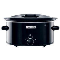 Crockpot 5.7L Black Hinged Lid Slow Cooker Crockpot 5.7L Black Hinged Lid Slow Cooker