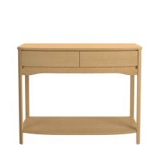 Warwick Oak Large Console Table Aldiss of Norfolk