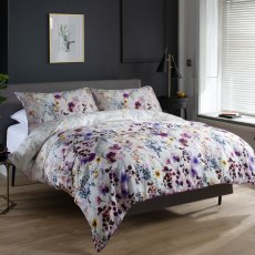 The Lyndon Company Watercolour Lavender Meadow Duvet Cover Set