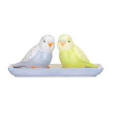 Cath Kidston Ceramic Budgie Salt & Pepper Shaker Set