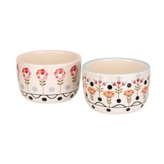 Cath Kidston Painted Table Set of 2 Ceramic Ramekins