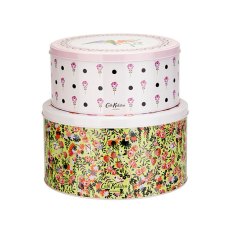 Cath Kidston Painted Table Cake Tin Set Cath Kidston Painted Table Cake Tin Set