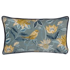 Evans Lichfield Chatsworth Aviary Cushion Petrol