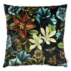 Evans Lichfield Midnight Garden Floral Square Cushion Teal Evans Lichfield Midnight Garden Floral Square Cushion Teal