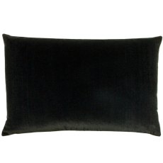 Furn Contra Velvet Cushion Black Furn Contra Velvet Cushion Black