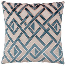 Paoletti Henley Cushion Smoke and Rose Paoletti Henley Cushion Smoke and Rose