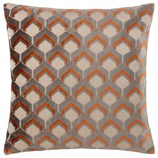 Paoletti Ledbury Cushion Ginger and Grey Paoletti Ledbury Cushion Ginger and Grey