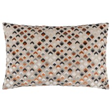 Paoletti Lexington Cushion Ginger and Grey Paoletti Lexington Cushion Ginger and Grey