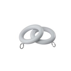 Woodland 4 Pack of White Curtain Rings Woodland 4 Pack of White Curtain Rings