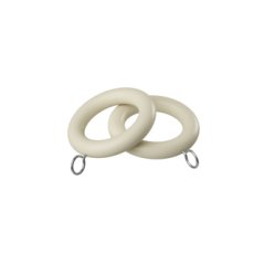 Woodland 4 Pack of Cream Curtain Rings Woodland 4 Pack of Cream Curtain Rings